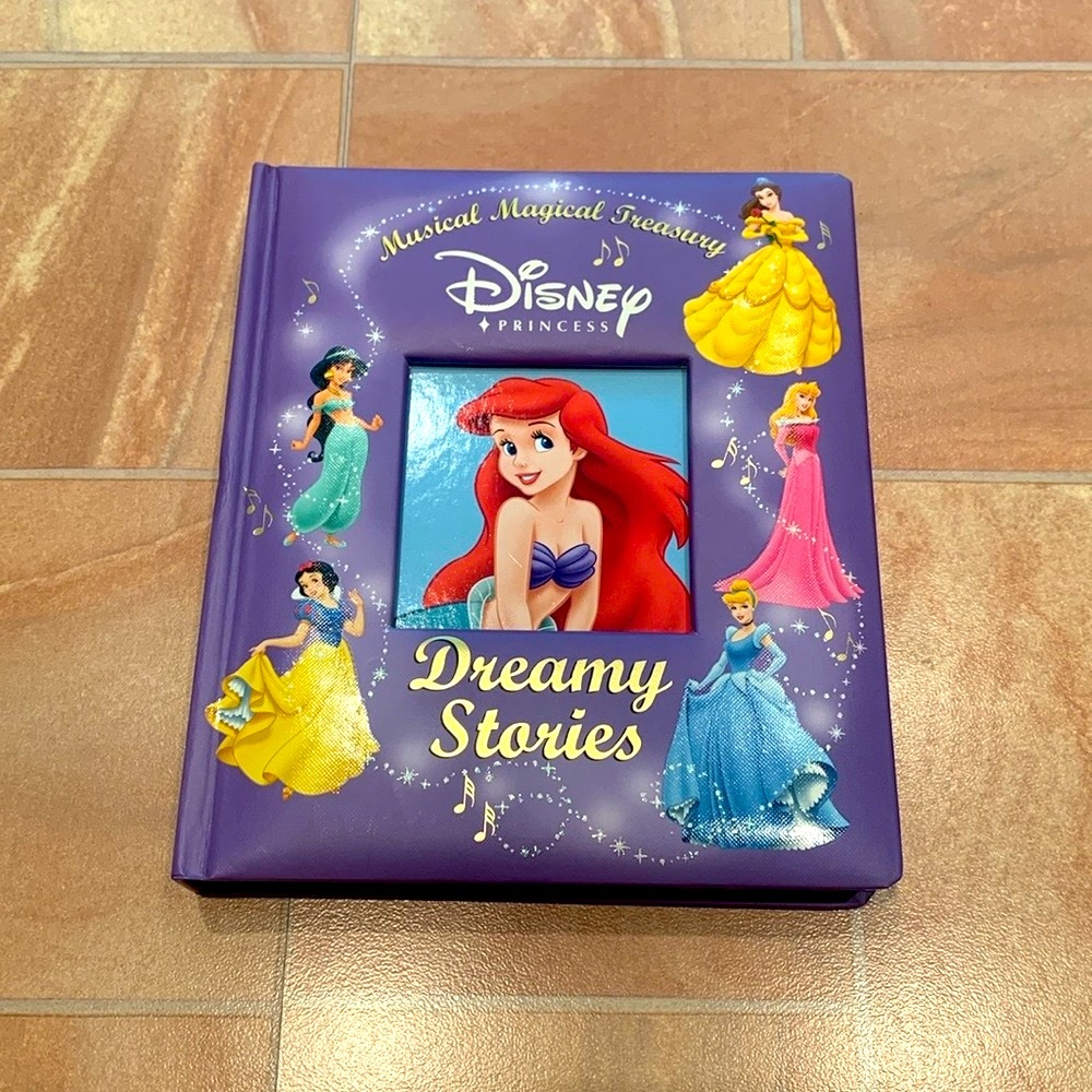 Disney Princess Purple Dreamy Stories Musical Book